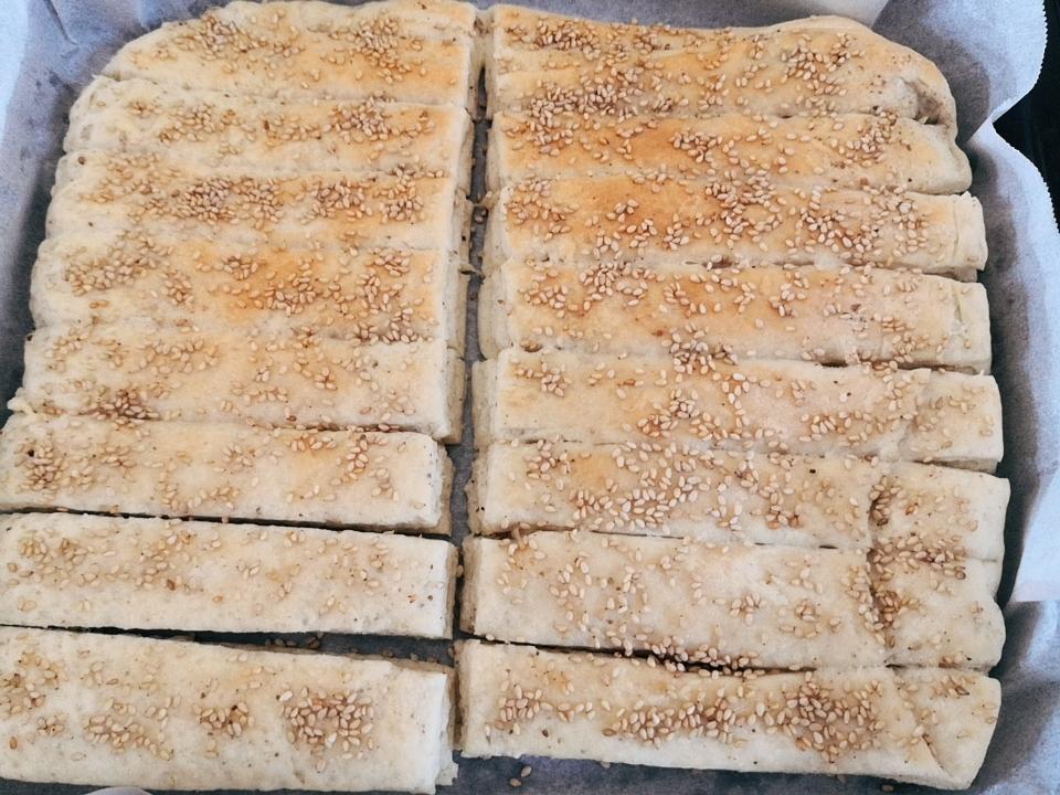 外酥里软烤箱千层饼👏（一次发酵简单版）