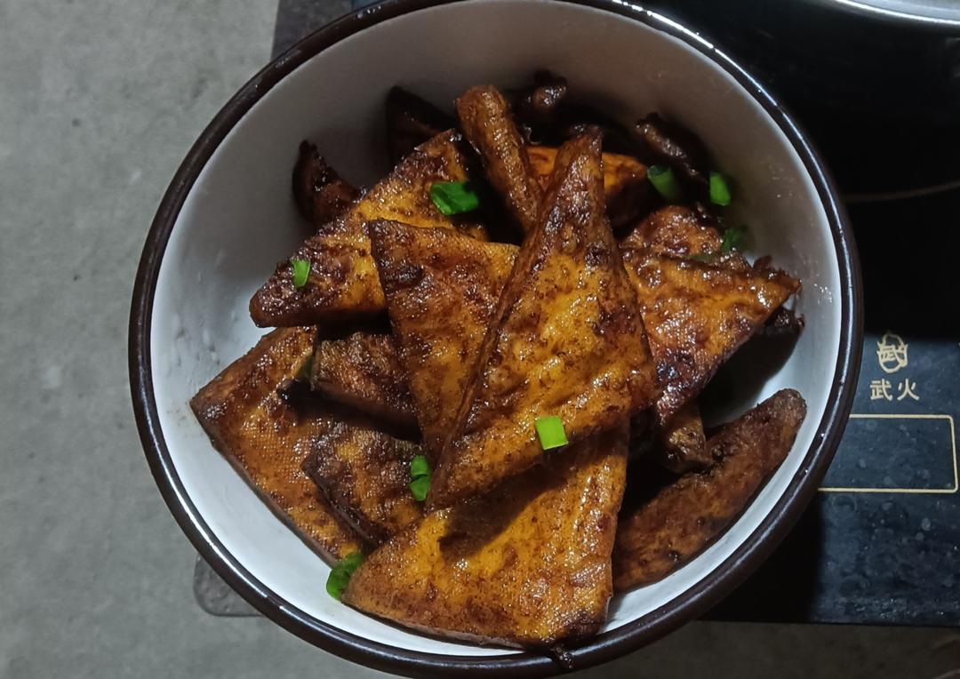 红烧白豆腐干