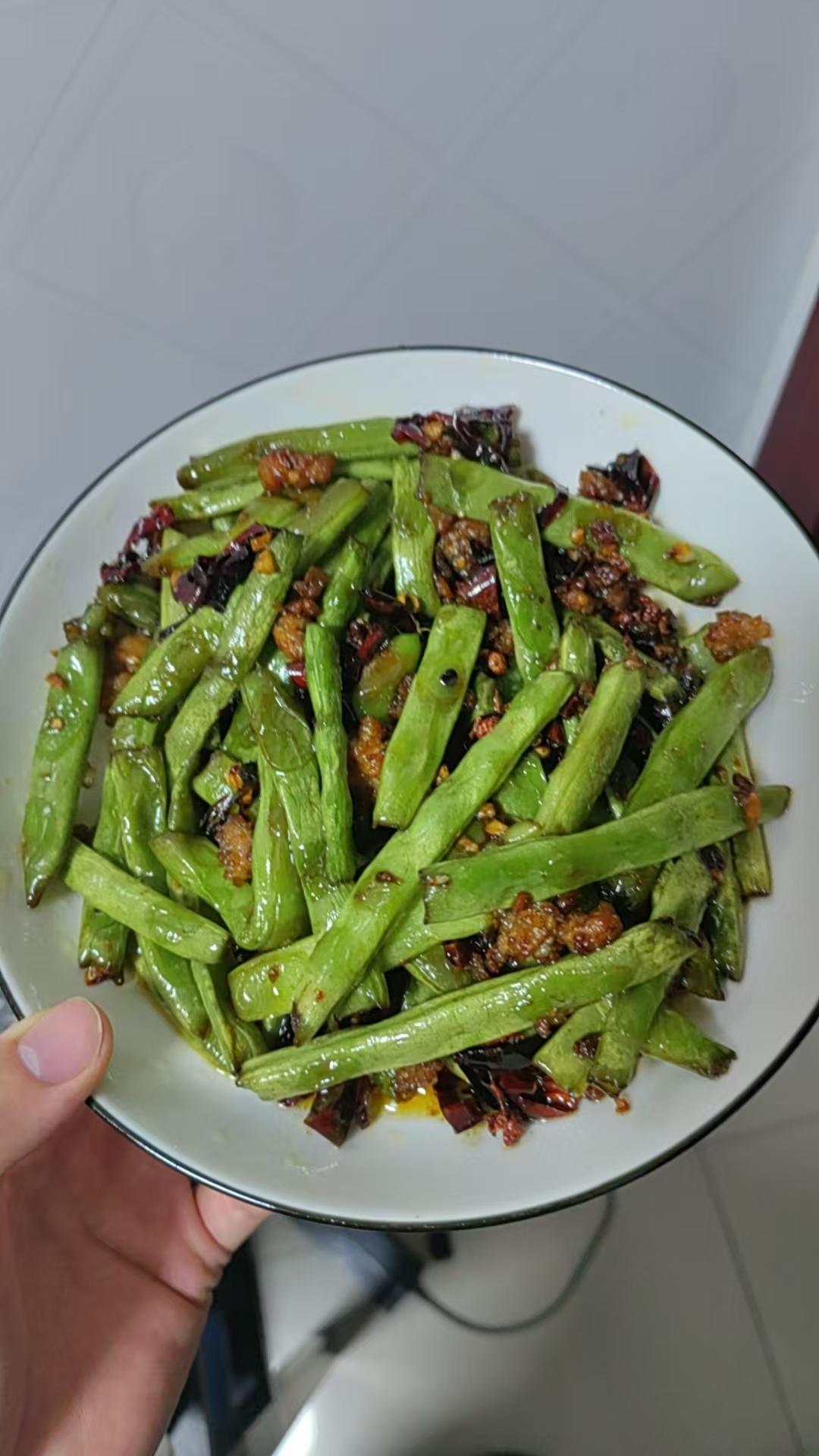 家庭版干煸豆角