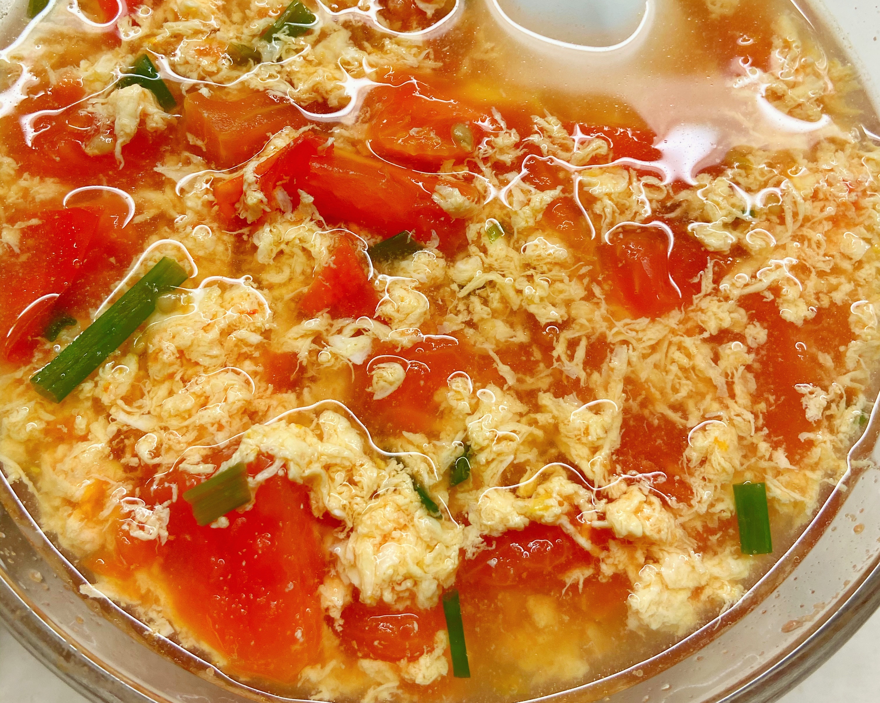 低脂美味的番茄蛋花羹的做法