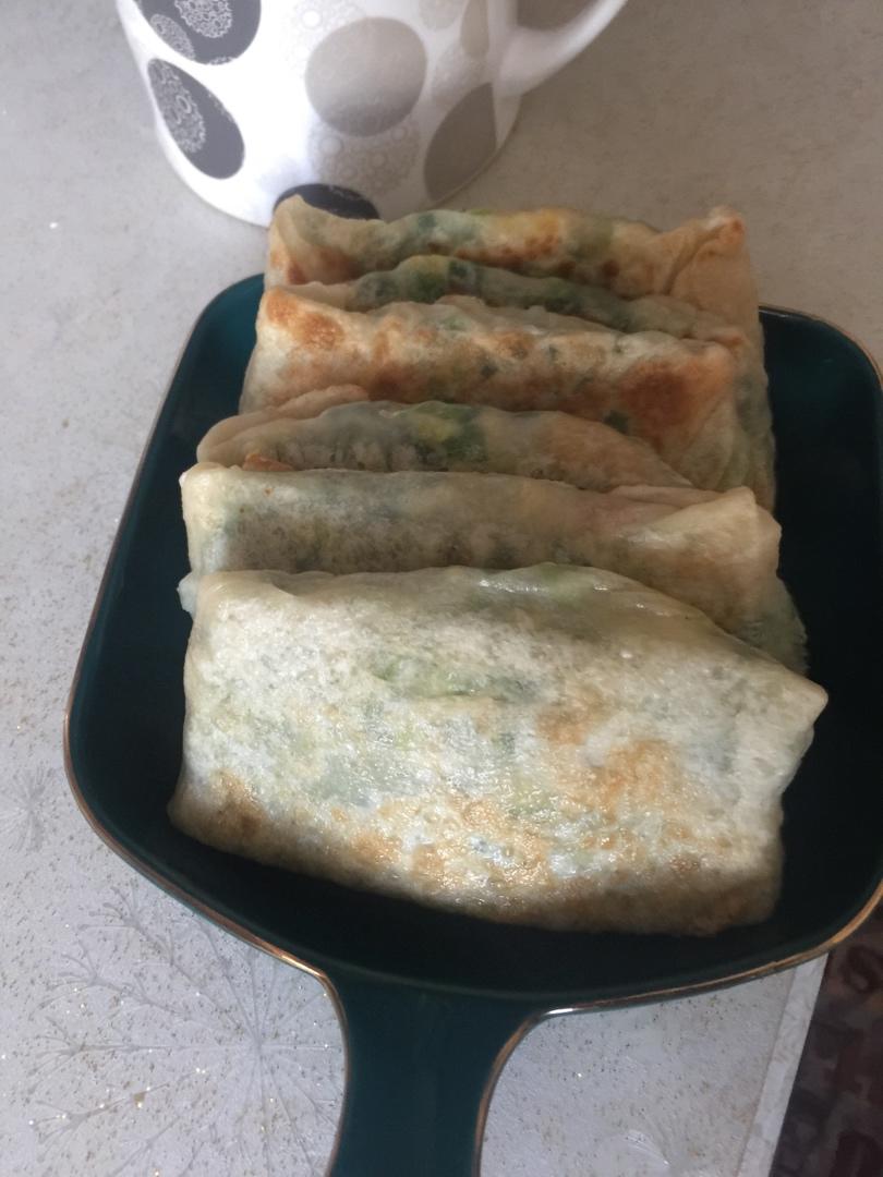 皮薄馅多的韭菜盒子