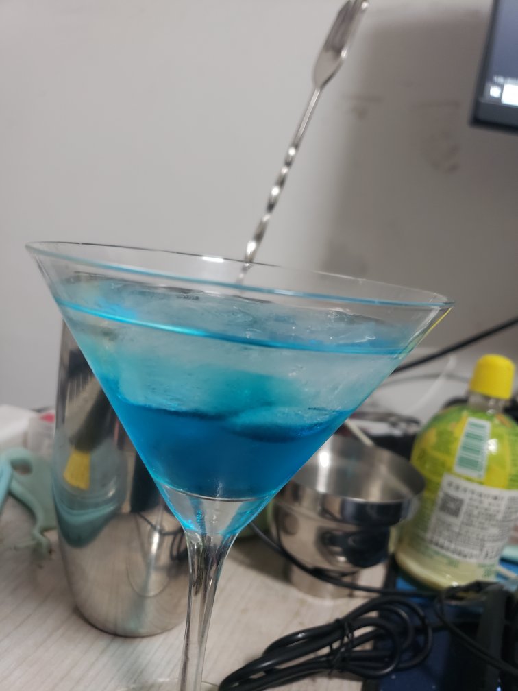 蓝色玛格丽特鸡尾酒 Blue Margarita💙