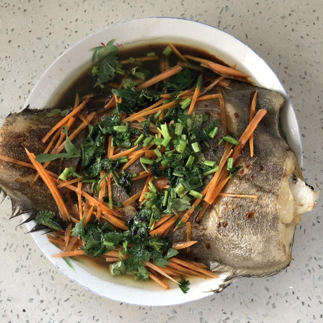 袁豆豆～清蒸碟鱼（味美，肉嫩）