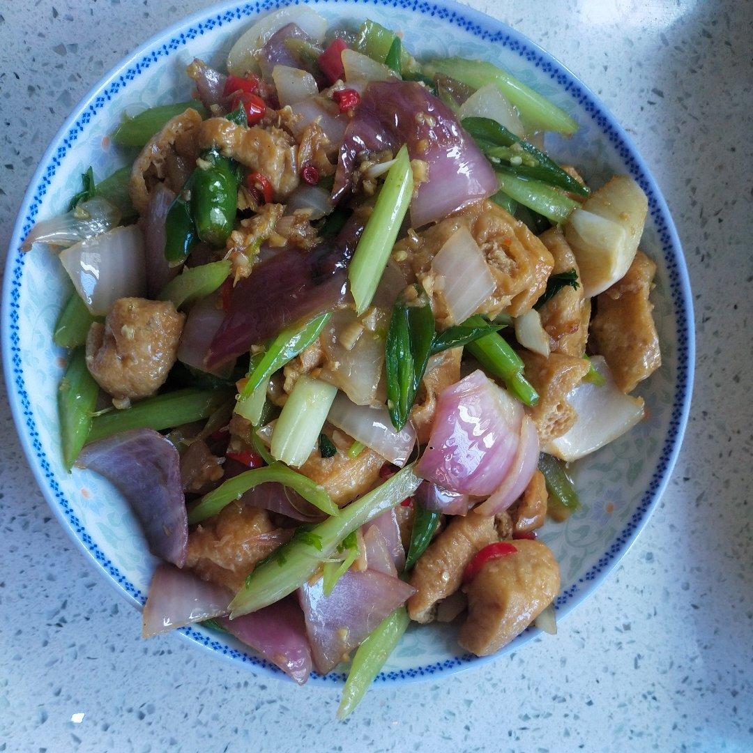 炒油豆腐