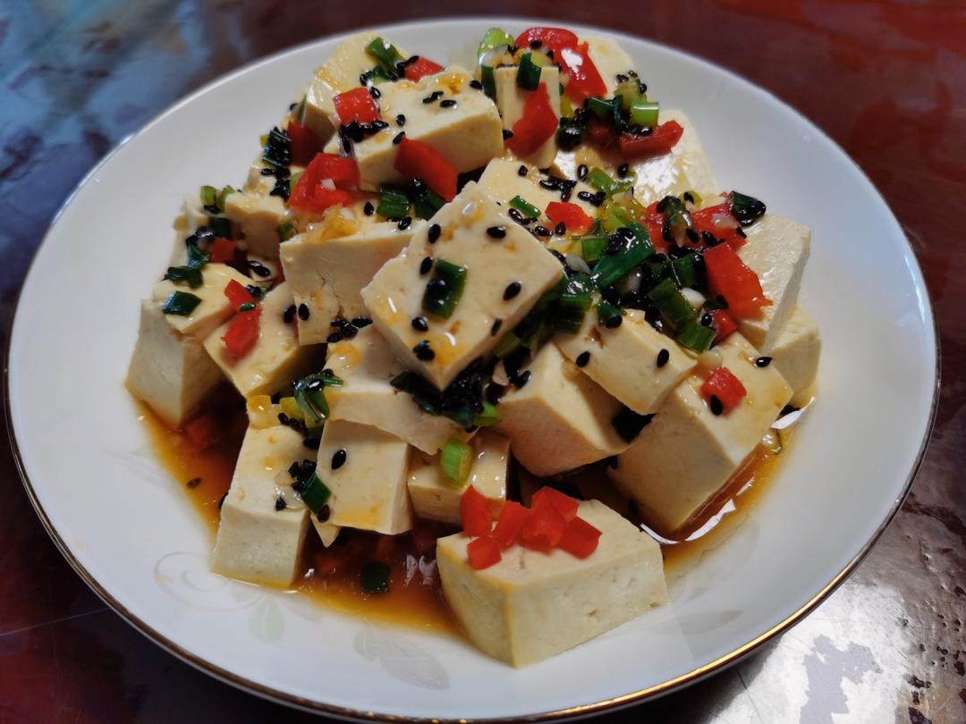 凉拌豆腐/小葱拌豆腐