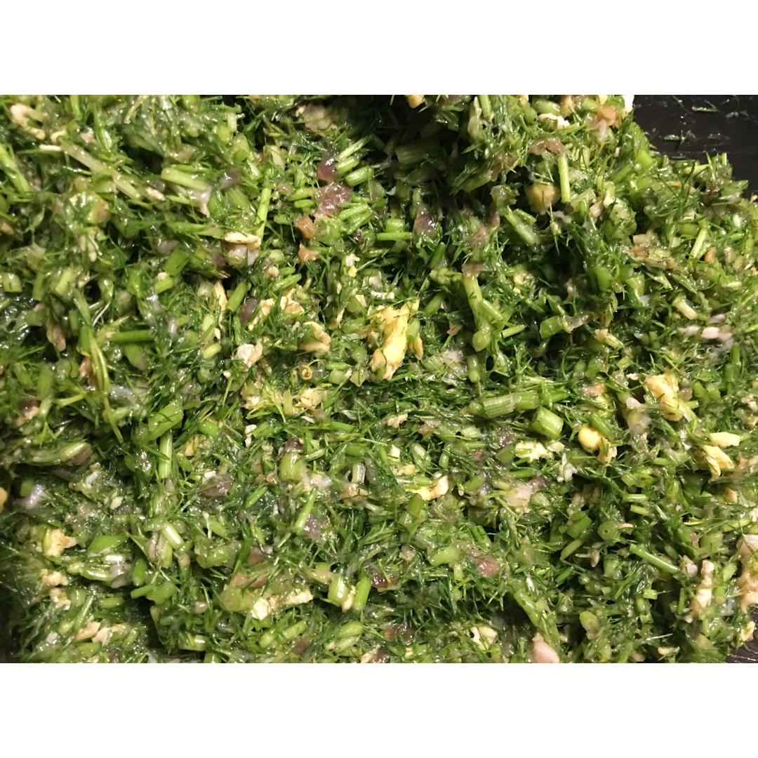 茴香馅包子