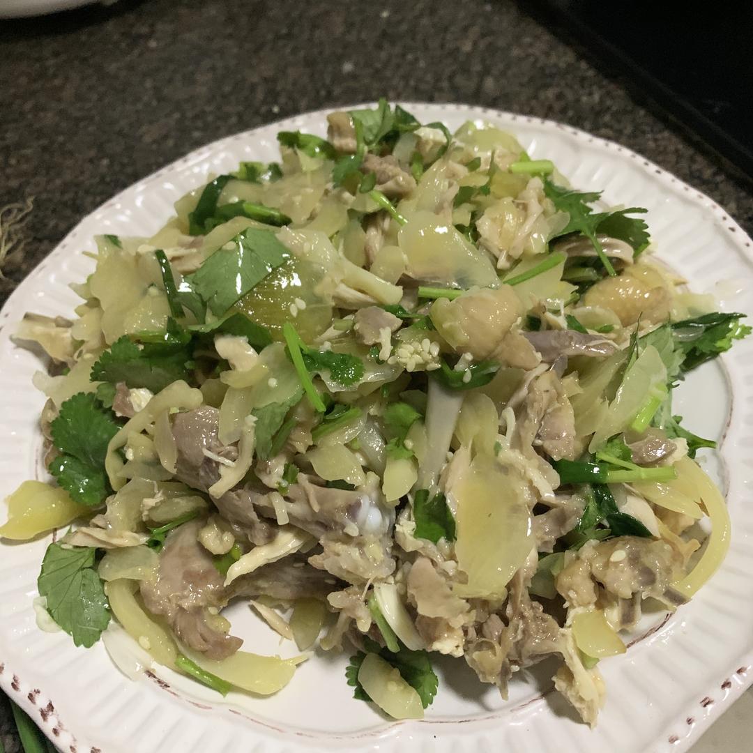 潮汕版的手撕鸡的做法