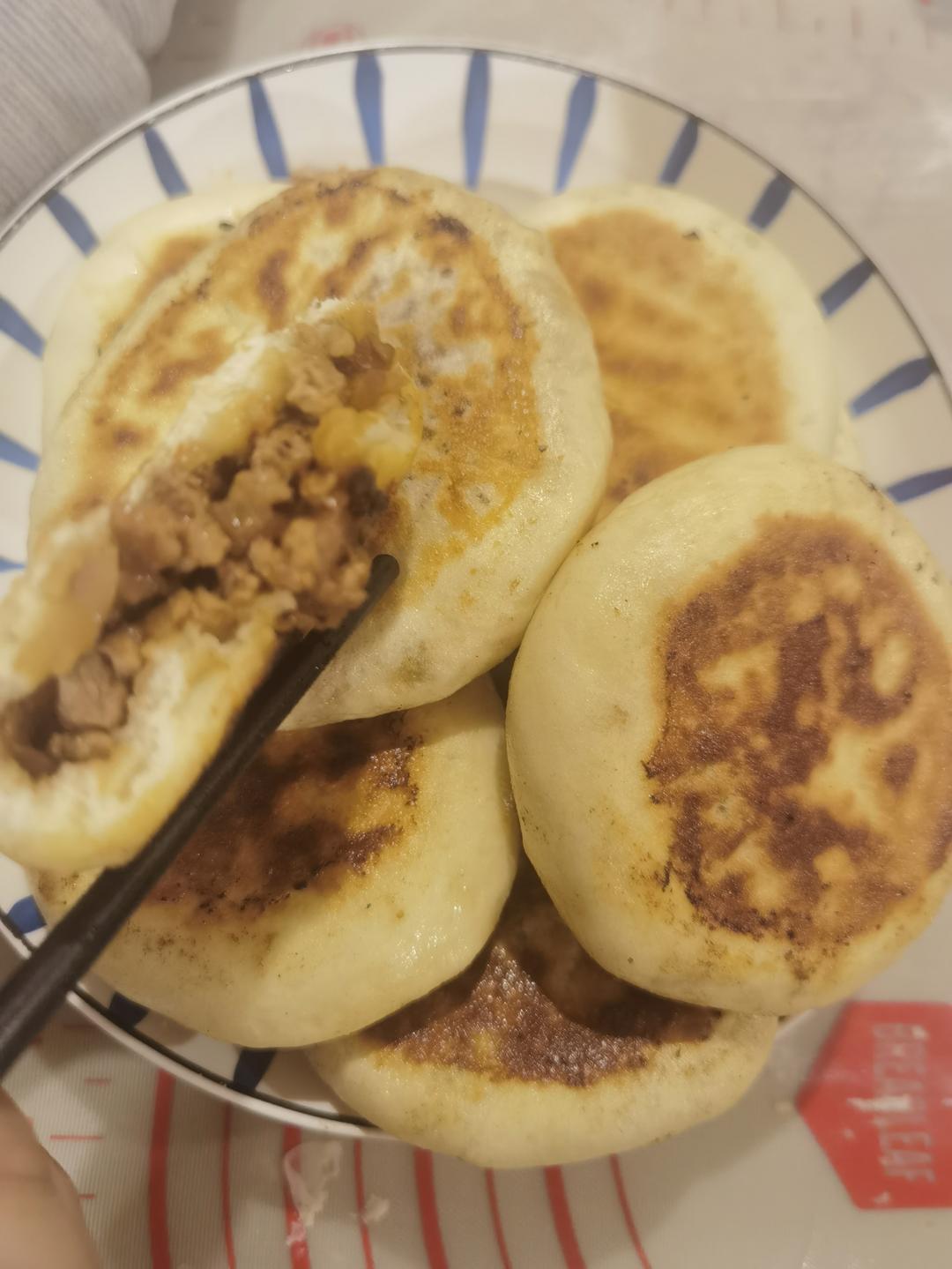 萝卜丝肉发面饼