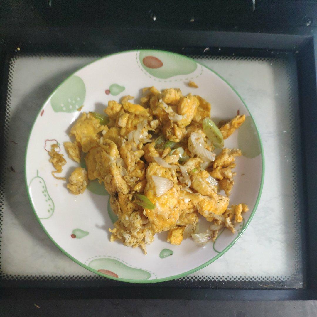 大葱炒鸡蛋