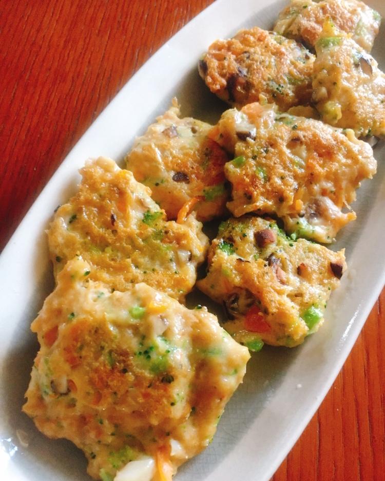 鸡胸肉虾泥蔬菜饼