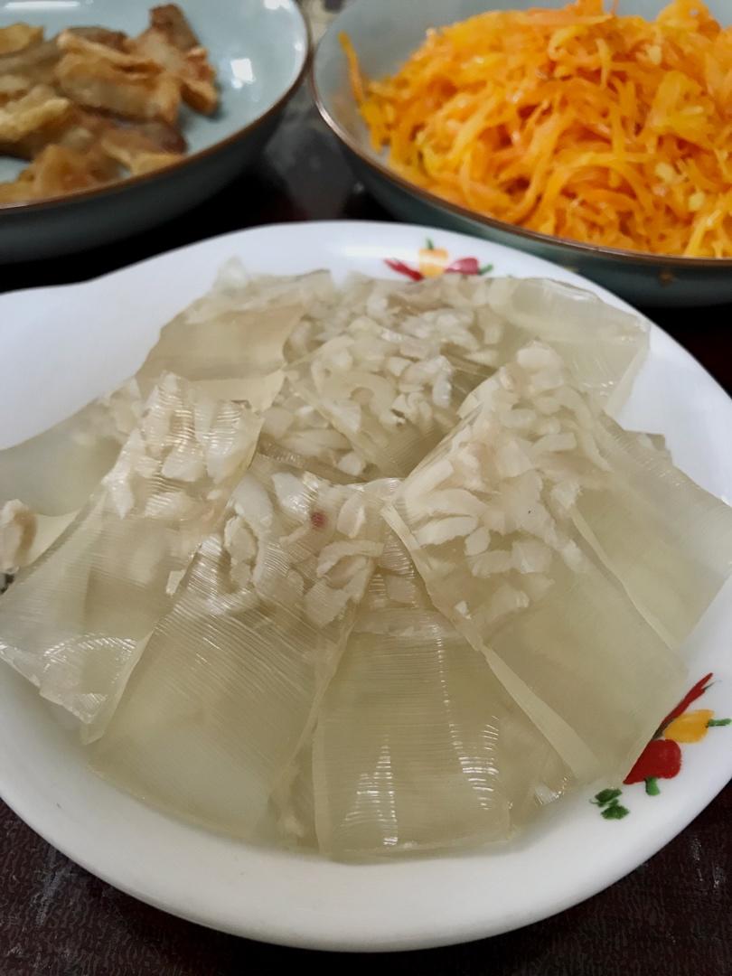 水晶肉皮冻