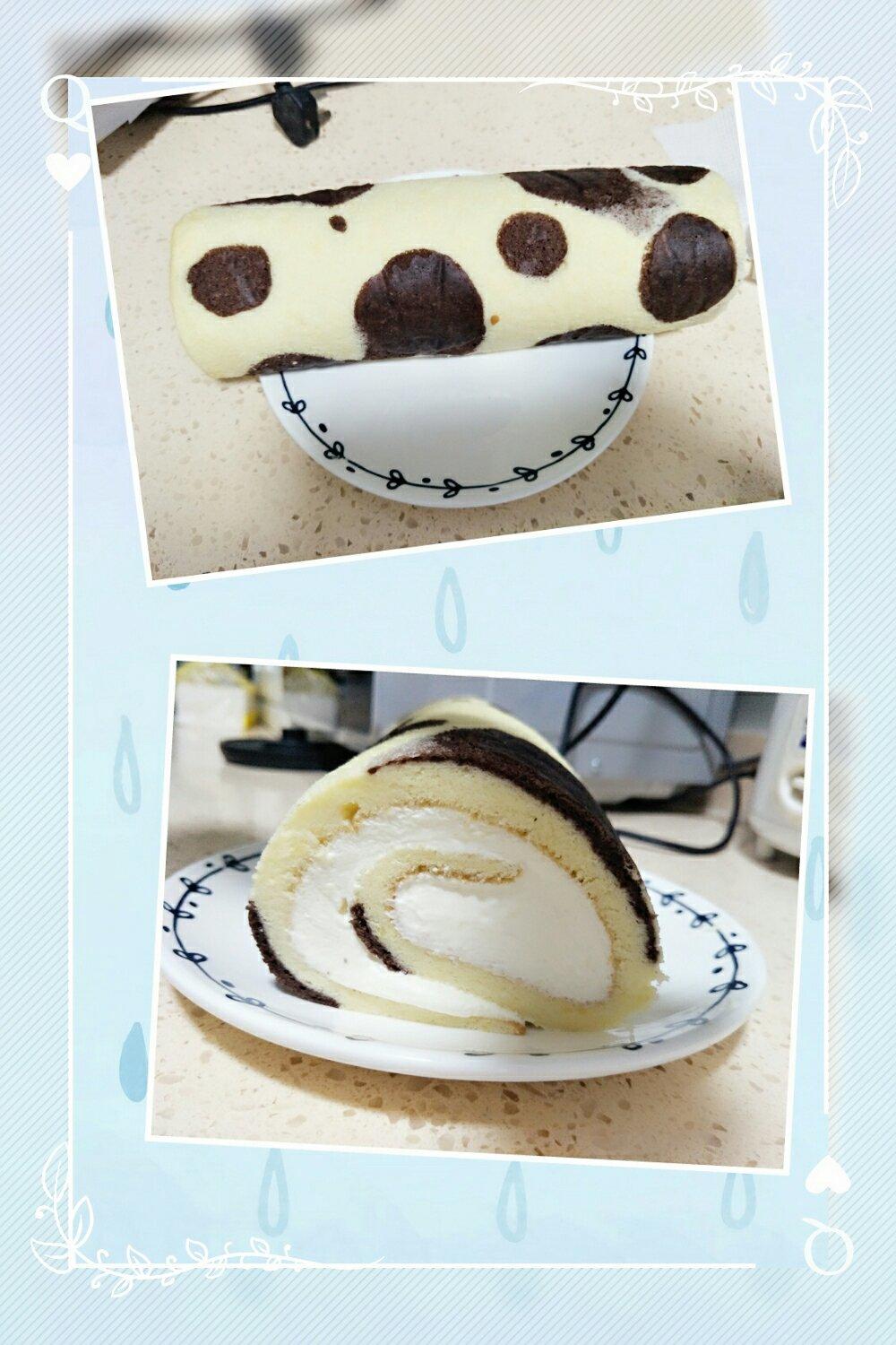 奶牛蛋糕卷+长颈鹿蛋糕卷