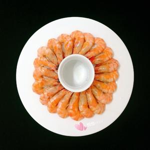 白灼虾的简单做法【分享美丽壮观的摆盘】的做法 步骤8