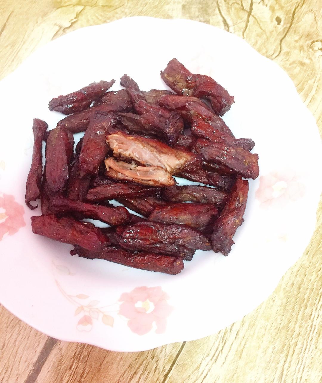 超级好吃的零嘴牛肉干的做法