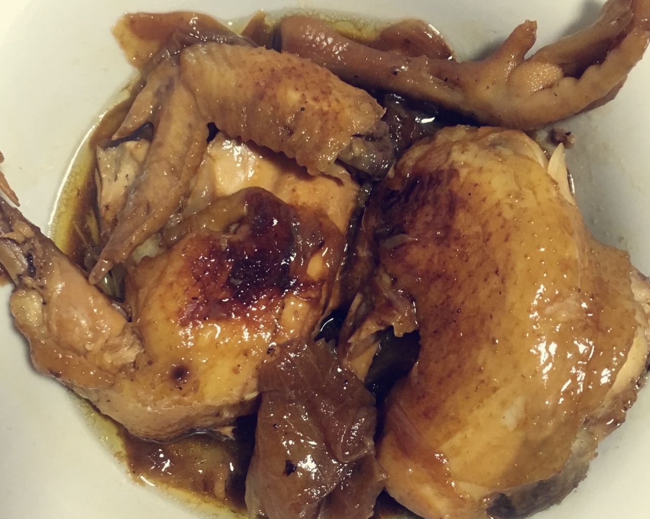 电饭锅版酱香焖鸡的做法