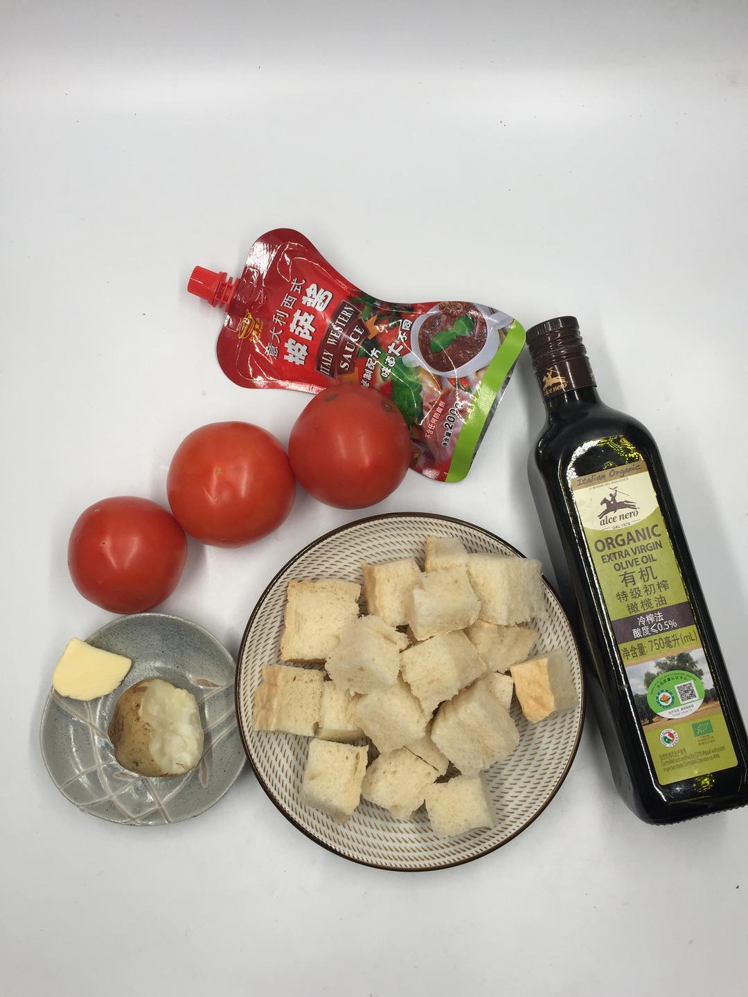 低卡番茄土豆面包丁浓汤的做法步骤图 母姬 下厨房 低卡番茄土豆面包丁浓汤的做法步骤图 母姬 下厨房