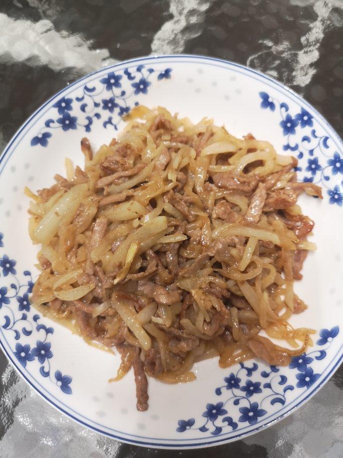 白萝卜丝炒牛肉