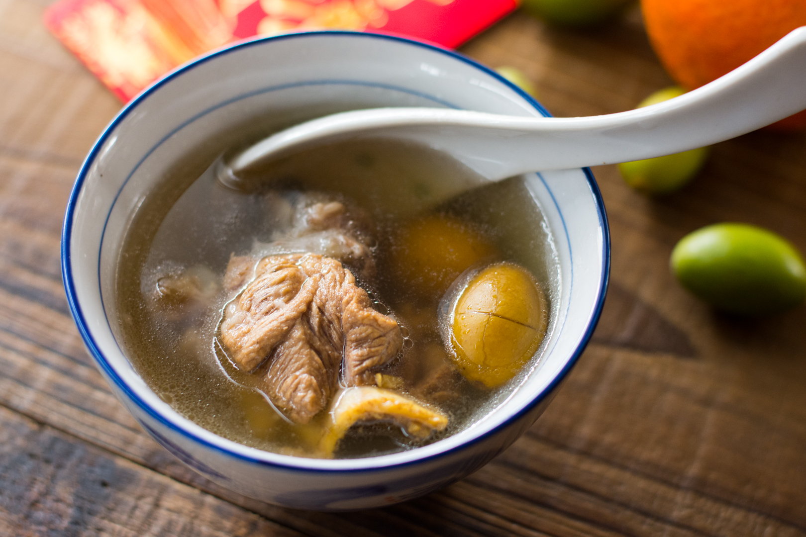 这一例炖汤，独具潮汕特色~~青橄榄炖汤的做法