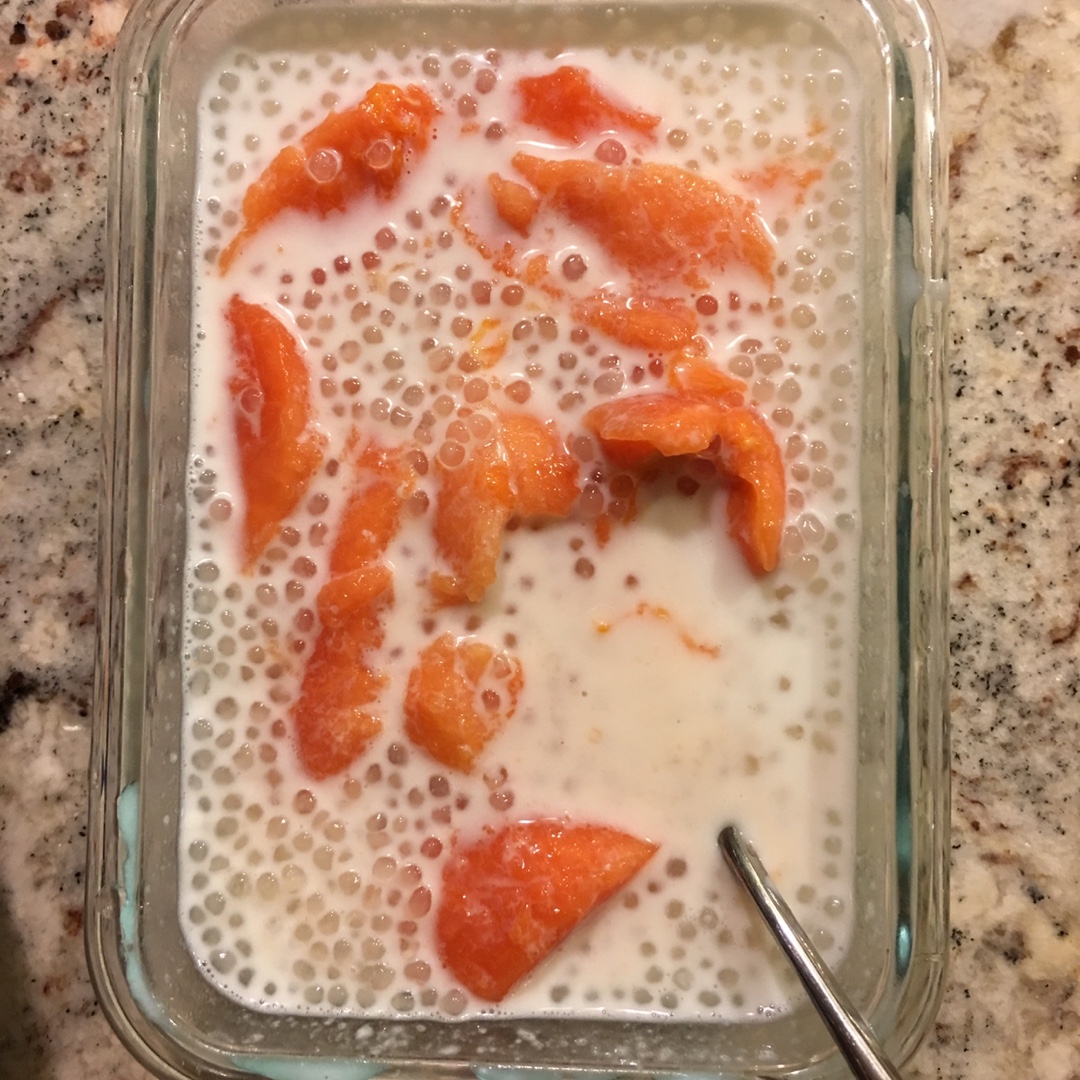 木瓜椰汁西米露