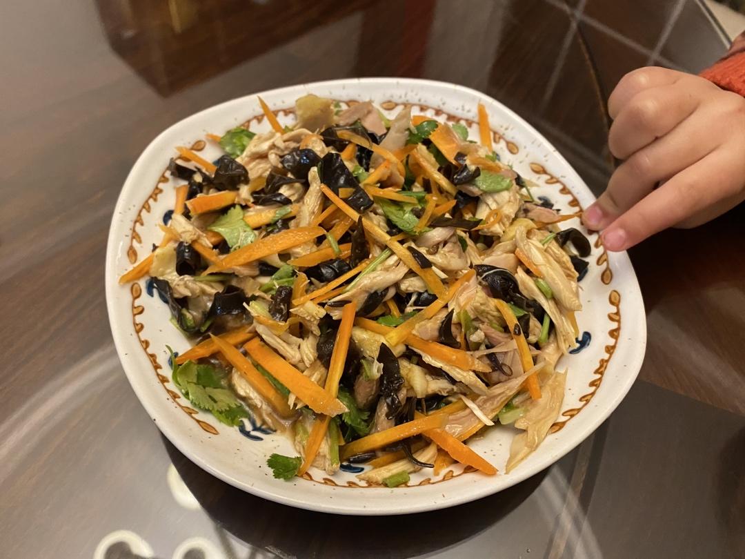 减脂健身｜凉拌手撕鸡丝（香辣&麻油版）