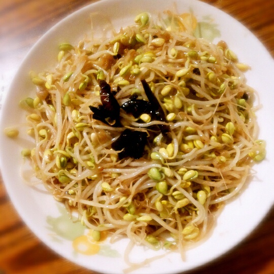 清炒豆芽