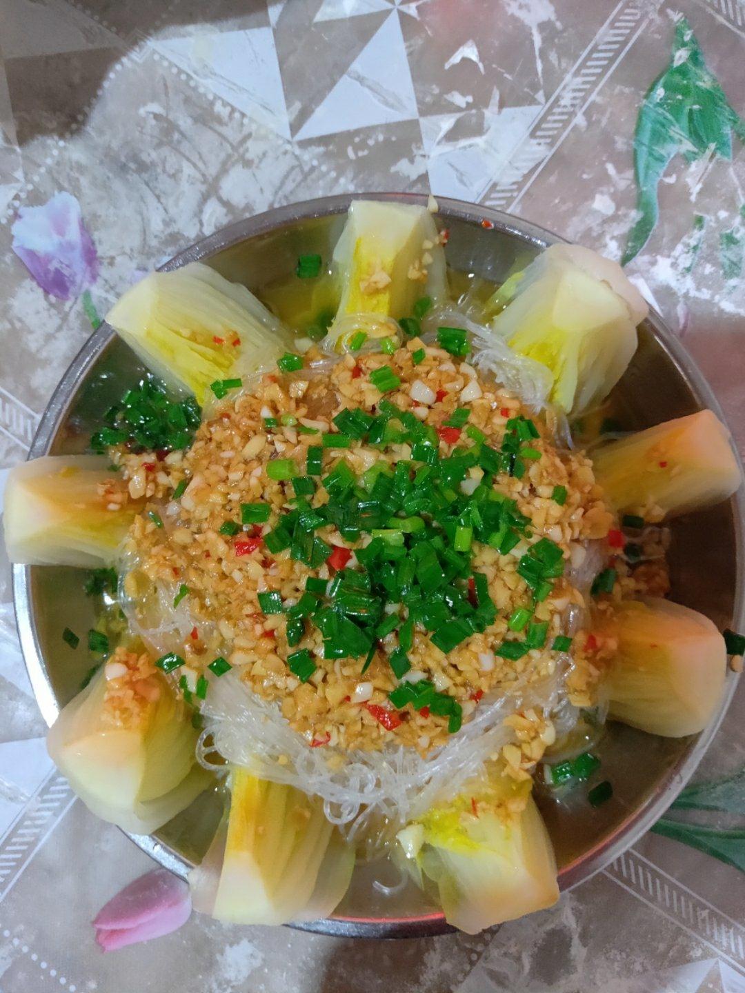 蒜蓉粉丝蒸娃娃菜