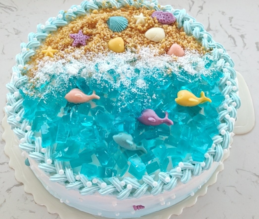 海洋椰风 慕斯蛋糕（8寸)