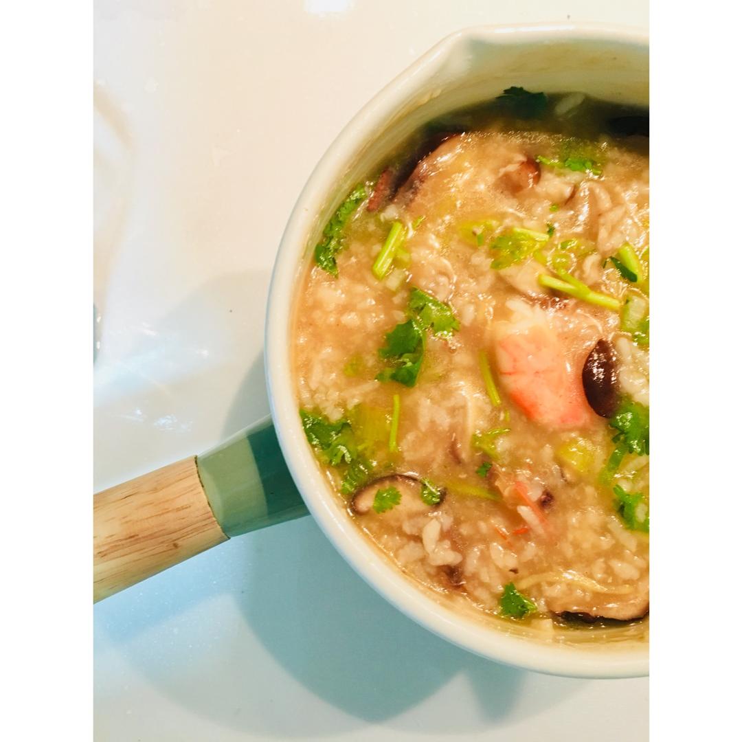 鲜虾砂锅粥