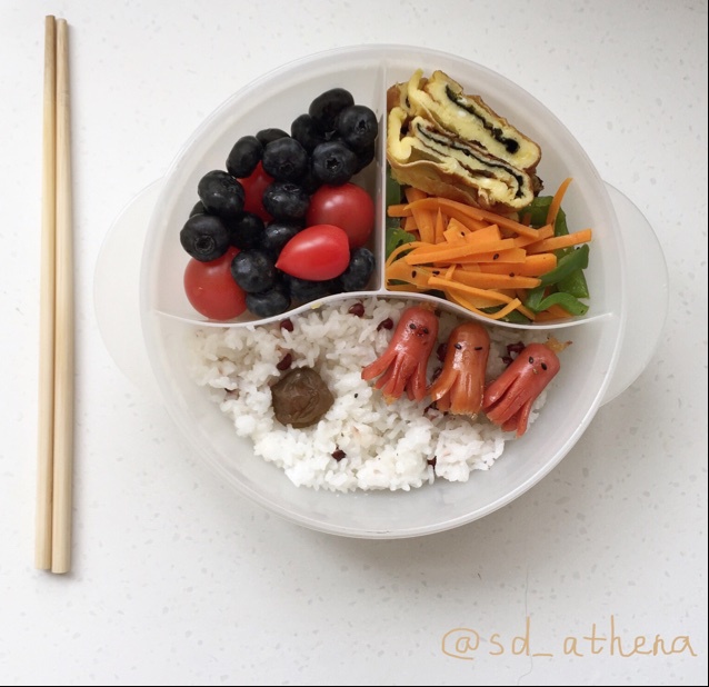 便当必备，红肠章鱼