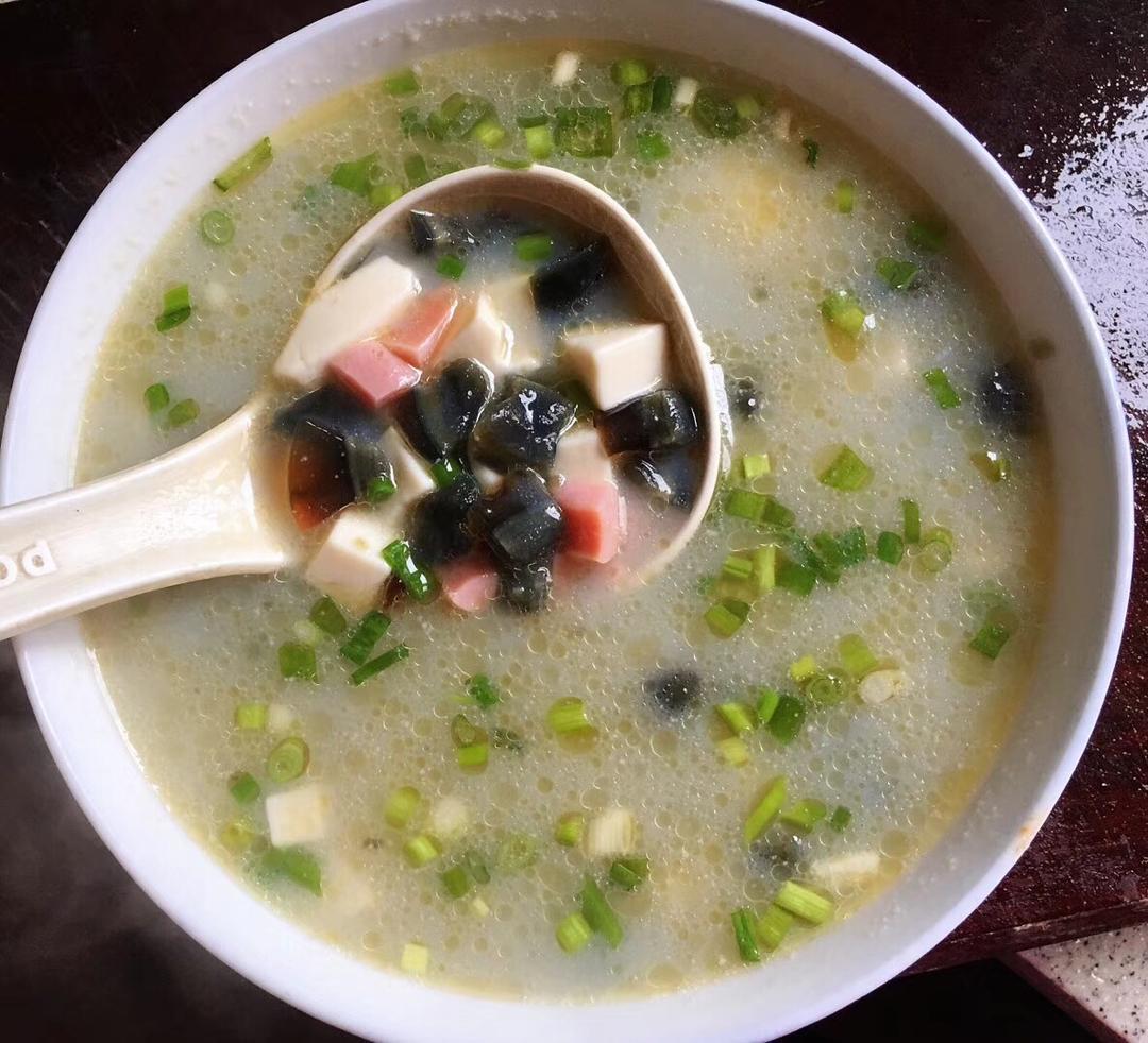皮蛋豆腐羹