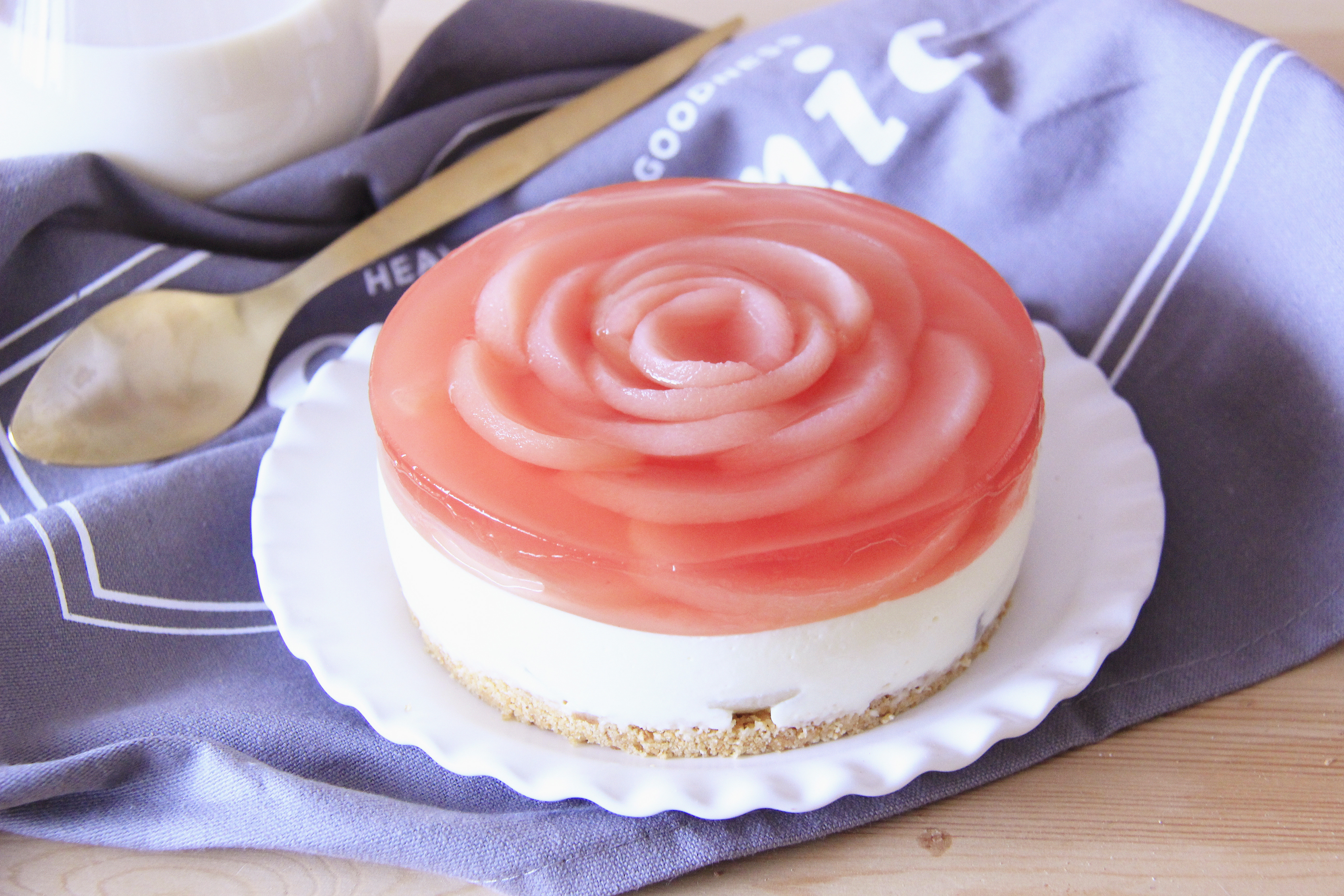 【福田淳子】白桃可尔必思生起司蛋糕