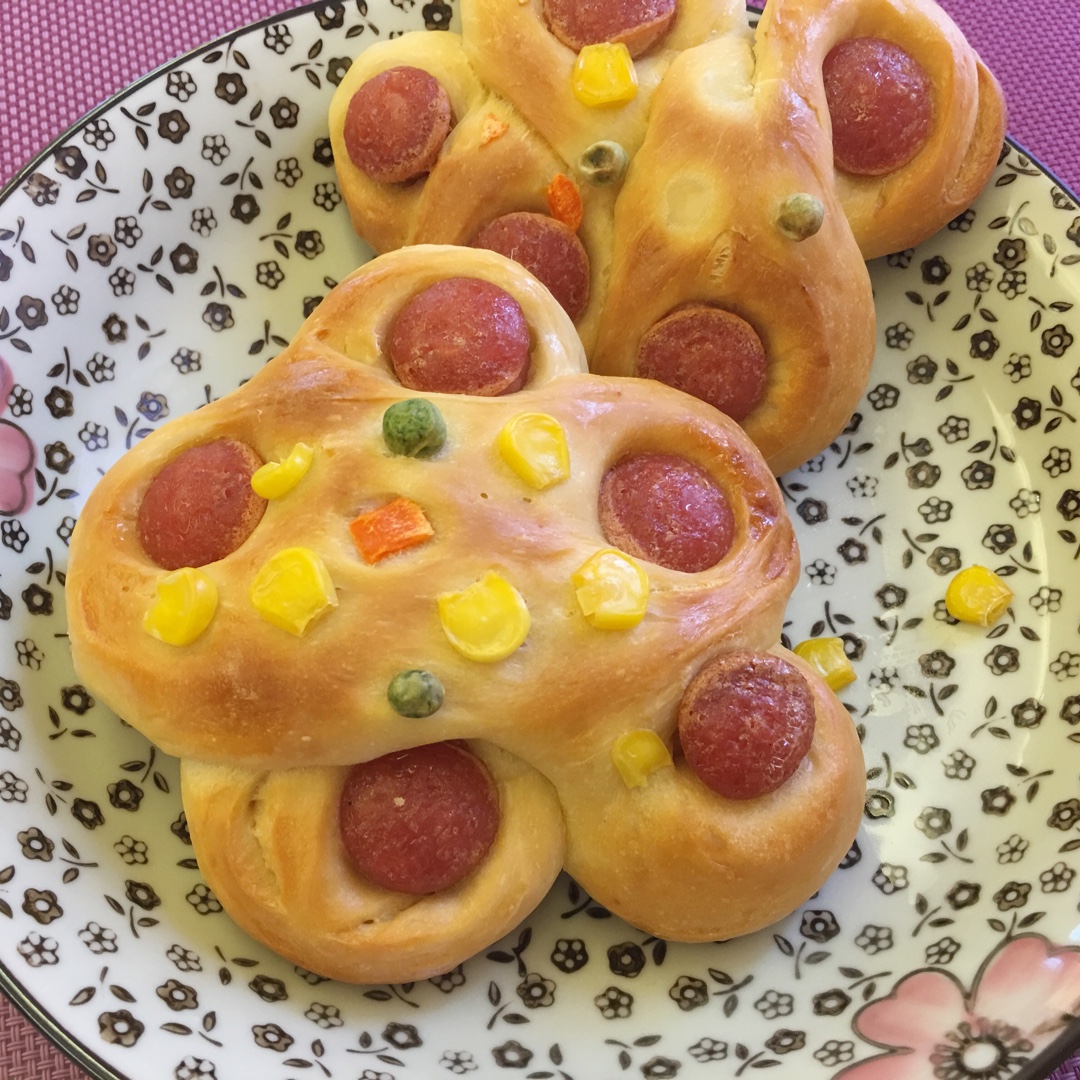 香肠花式面包