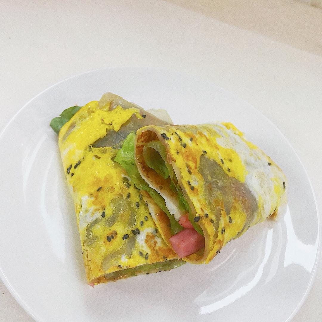 平底锅版煎饼果子