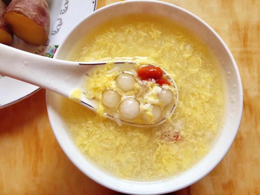 水瓶座4560做的蛋花酒酿圆子