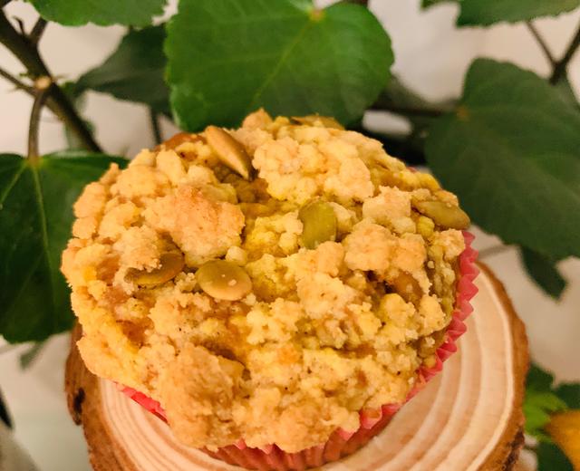 金灿灿南瓜酥梨麦芬的做法