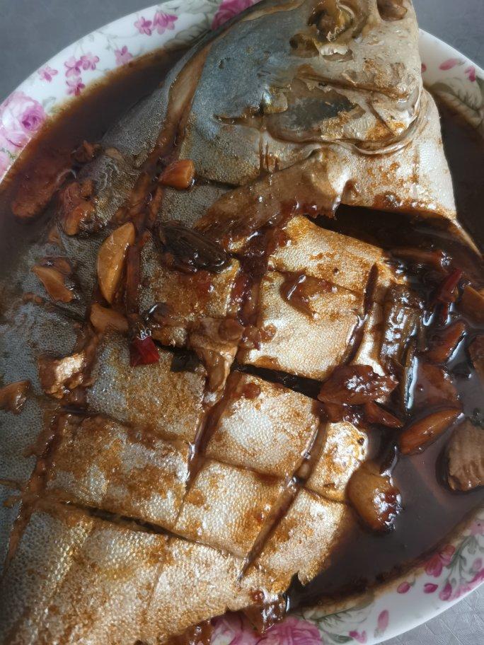 家常红烧鲳鱼