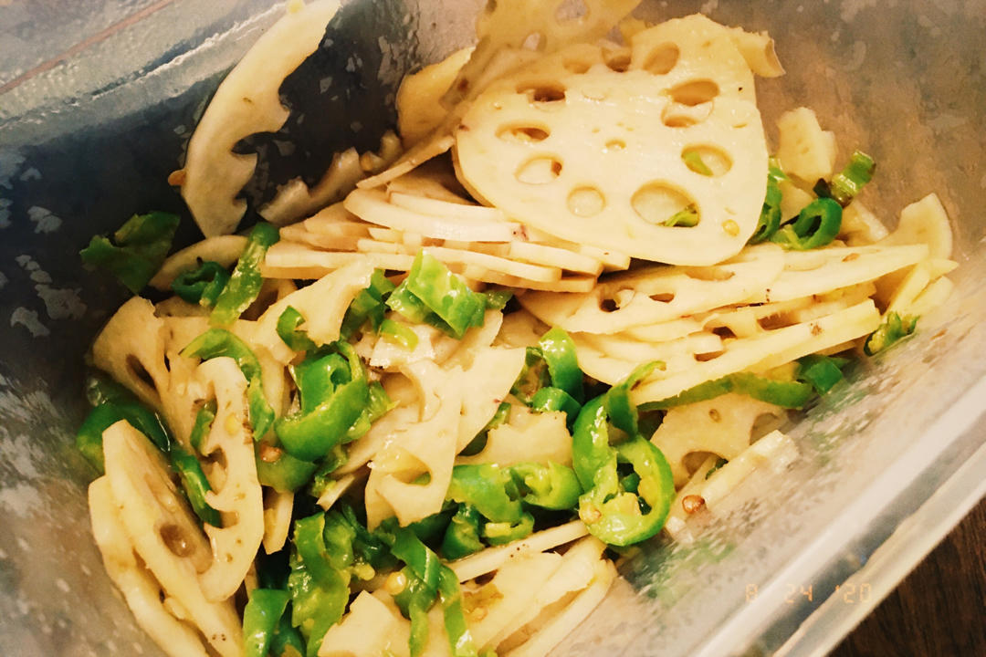 家常味的炝莲菜