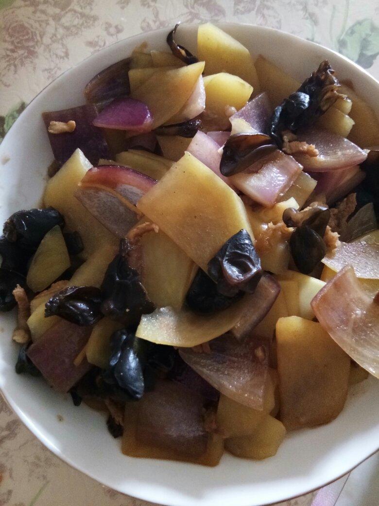 家常炒土豆片