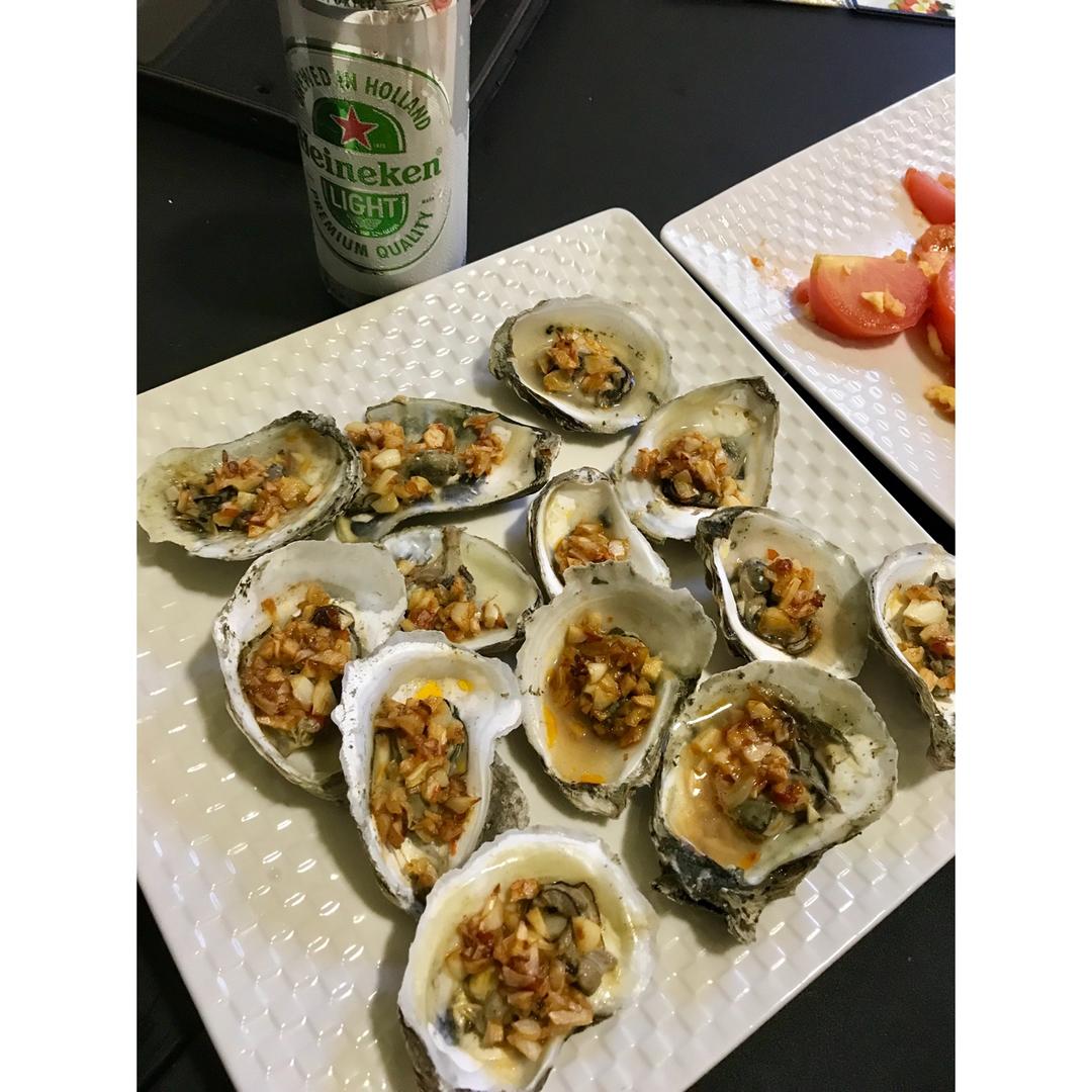 蒜蓉烤生蚝（烤箱版首发）