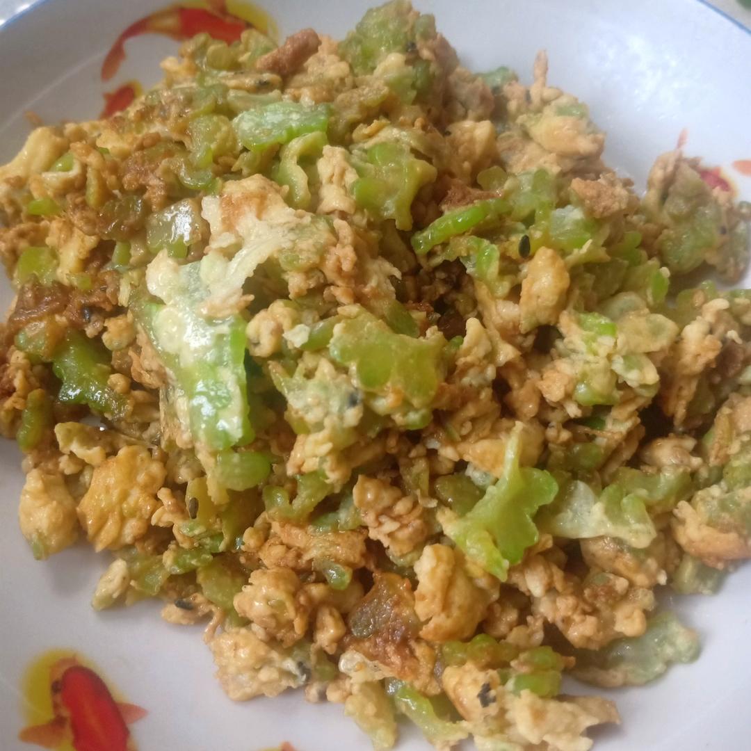没有苦味的苦瓜炒蛋，你喜欢吃吗？
