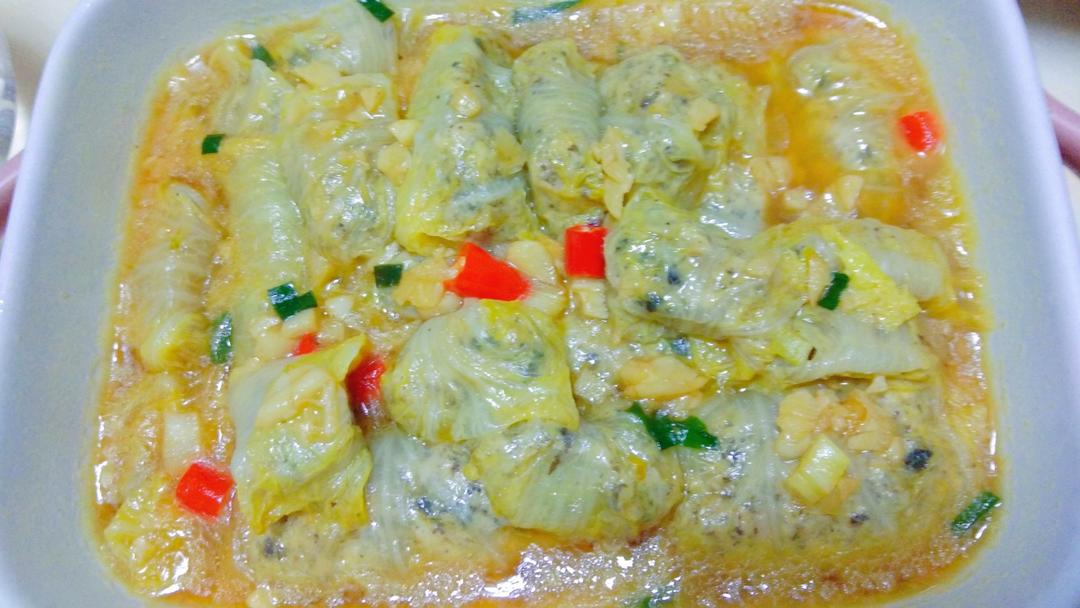 肉酿白菜卷