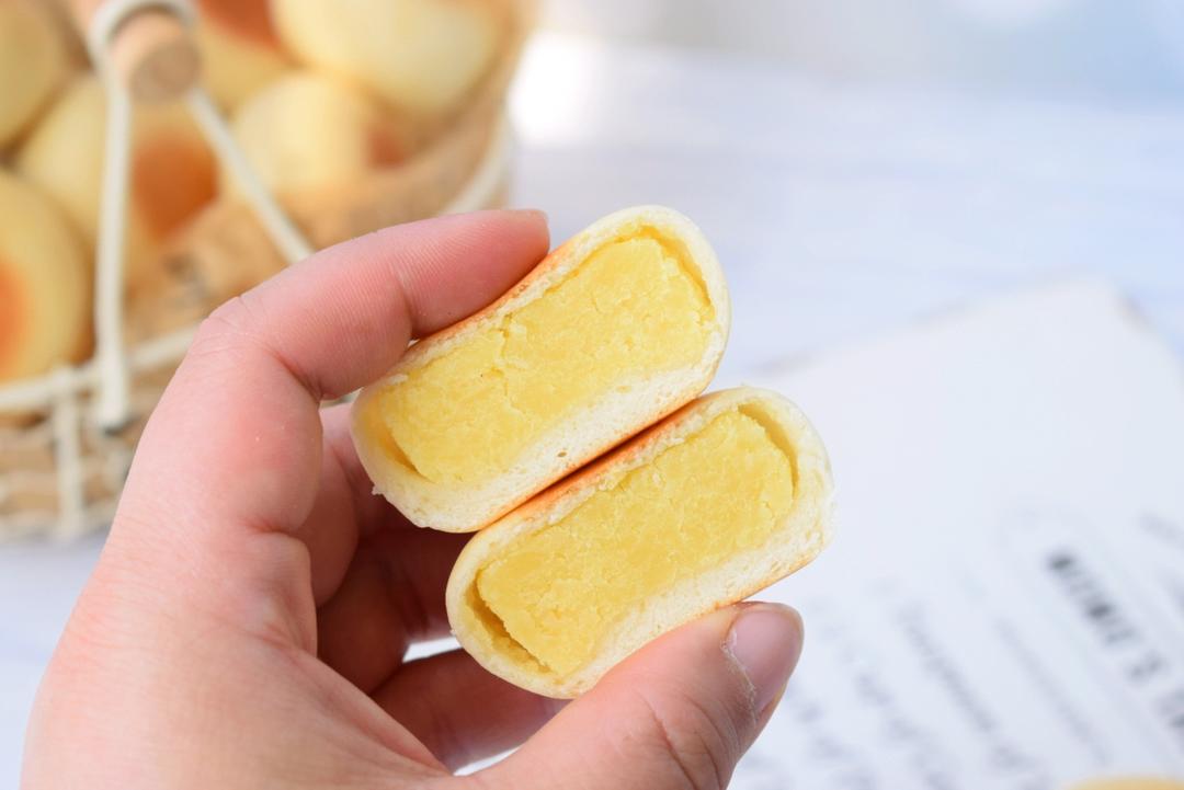 软皮绿豆饼～没有烤箱也能做