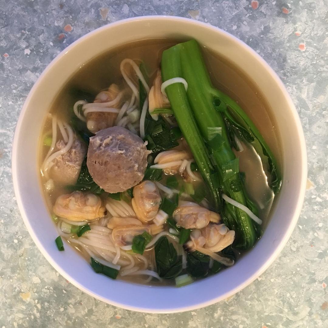 青菜鸡蛋面
