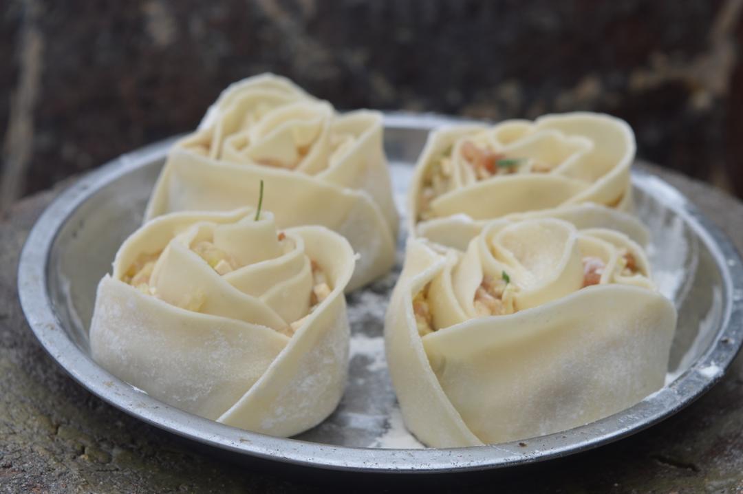 玫瑰花饺子