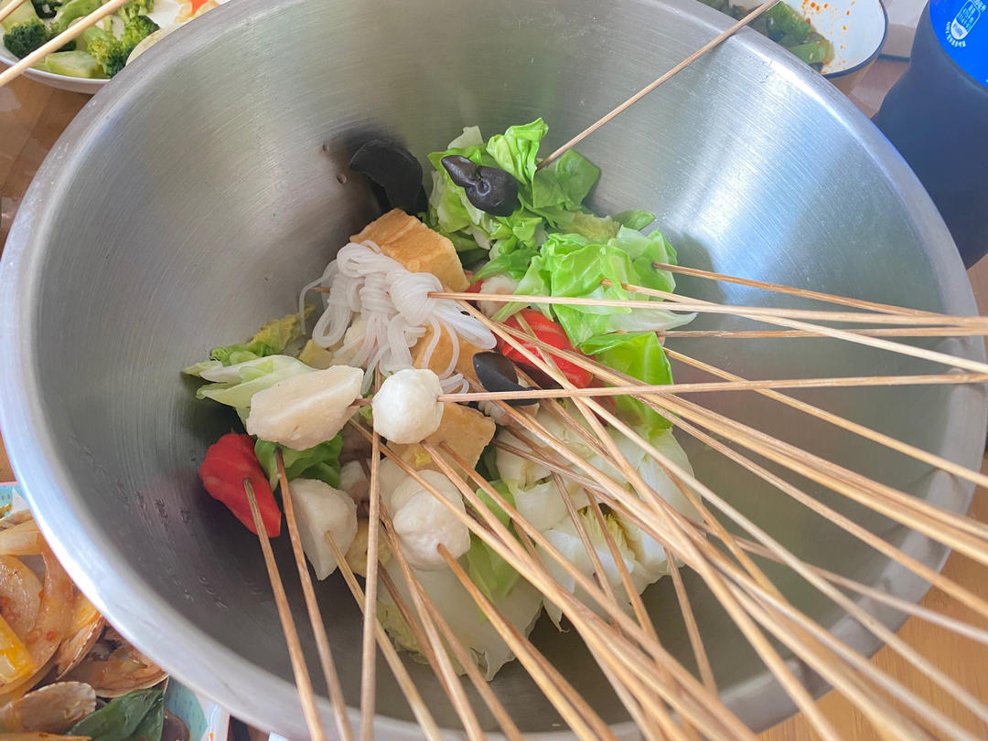 很好吃的冷锅串串