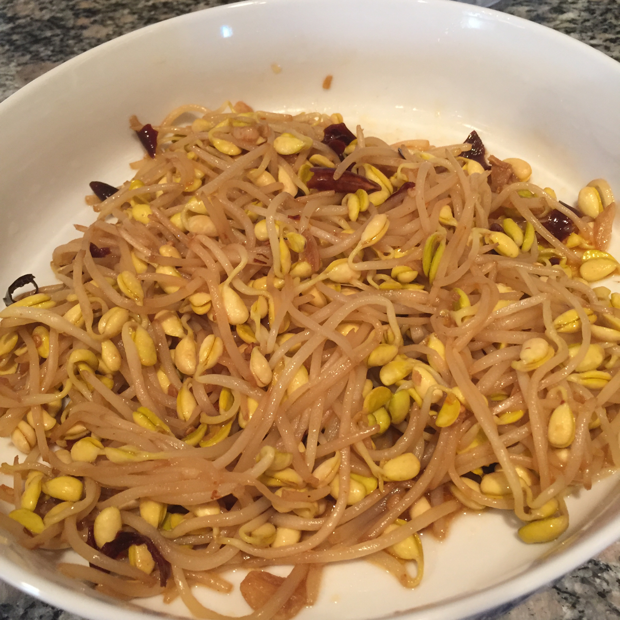 呛炒黄豆芽