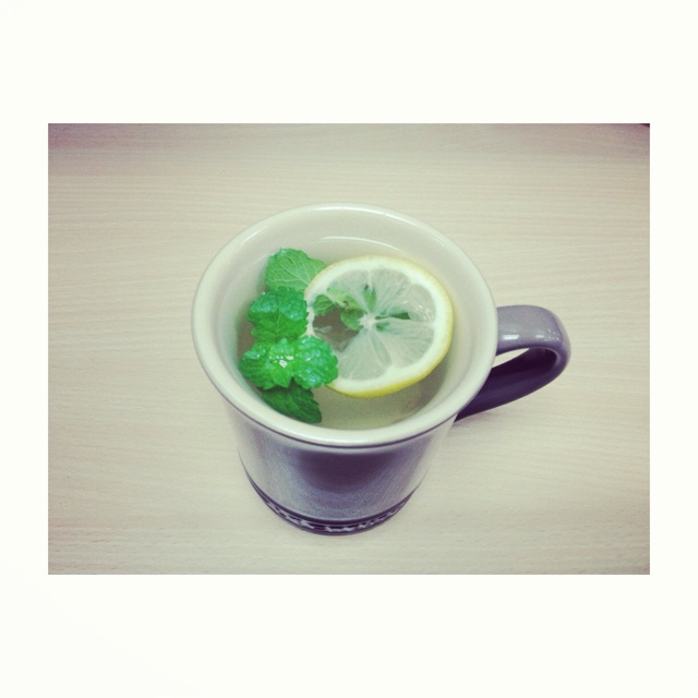 柠檬薄荷冰茶