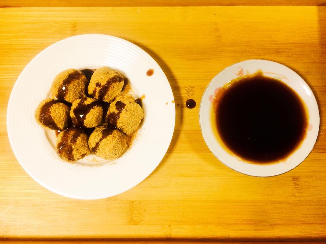 和菓子：黑糖蕨饼