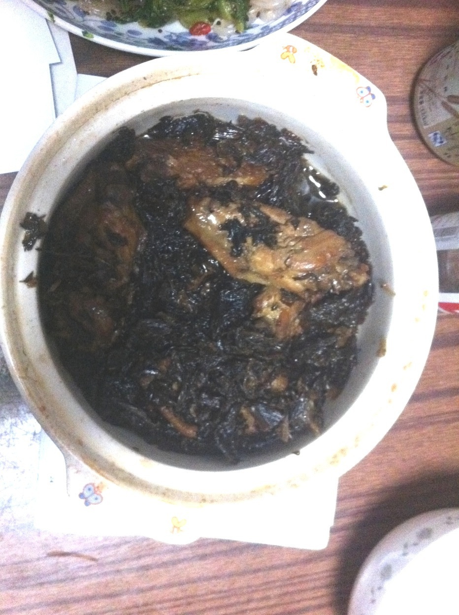 梅干菜蒸鸡翅