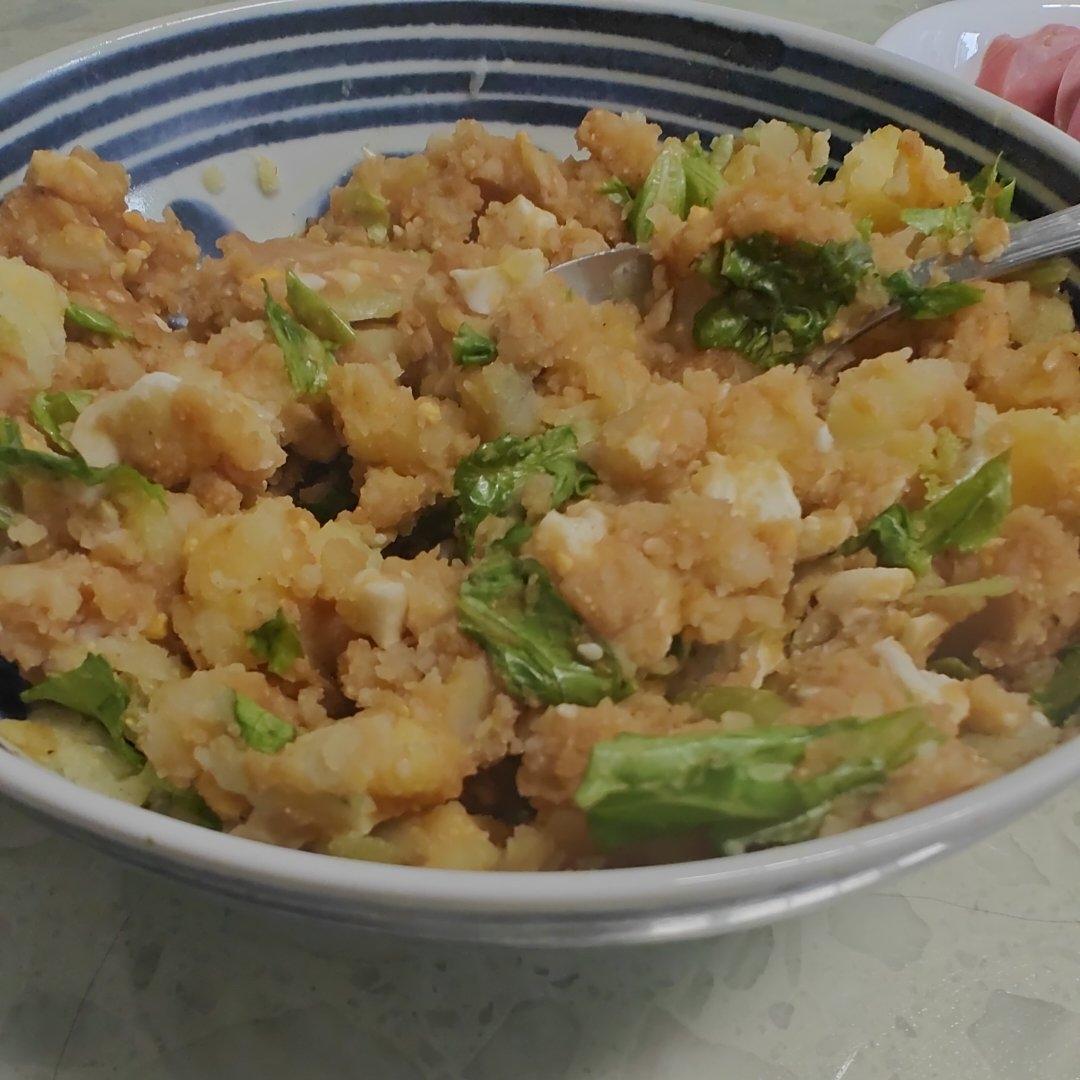 健康简（减）餐～土豆鸡蛋生菜沙拉🥗